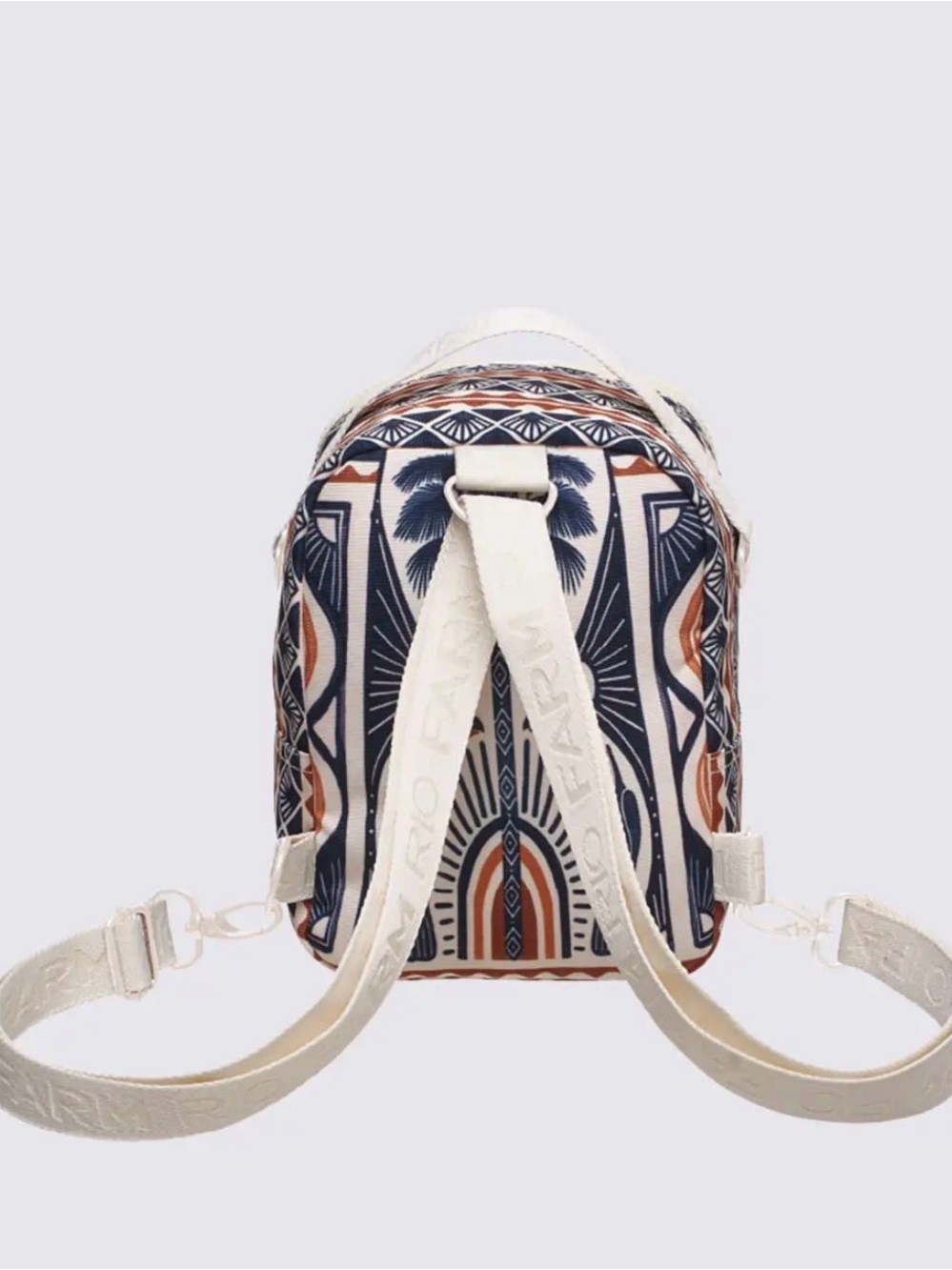 FARM Rio Cream, Navy & Tan Toucan Mini Crossbody - Picture 2 of 6